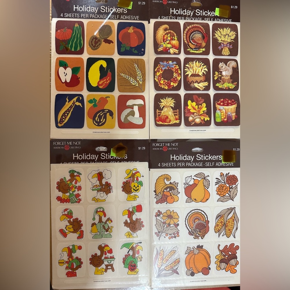THANKSGIVING STICKERS